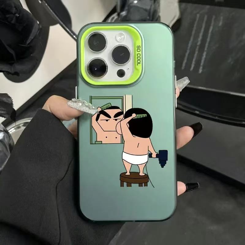 Nuevo Japón y Corea del Sur para iphone16 funda para teléfono móvil Apple 15promax/14 dibujos animados 13pro12 Europa y América 11xr