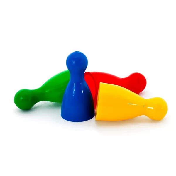 Plastic Hopscotch Game Pieces, Colorful Flying Chess Pieces, Board Game Accessories