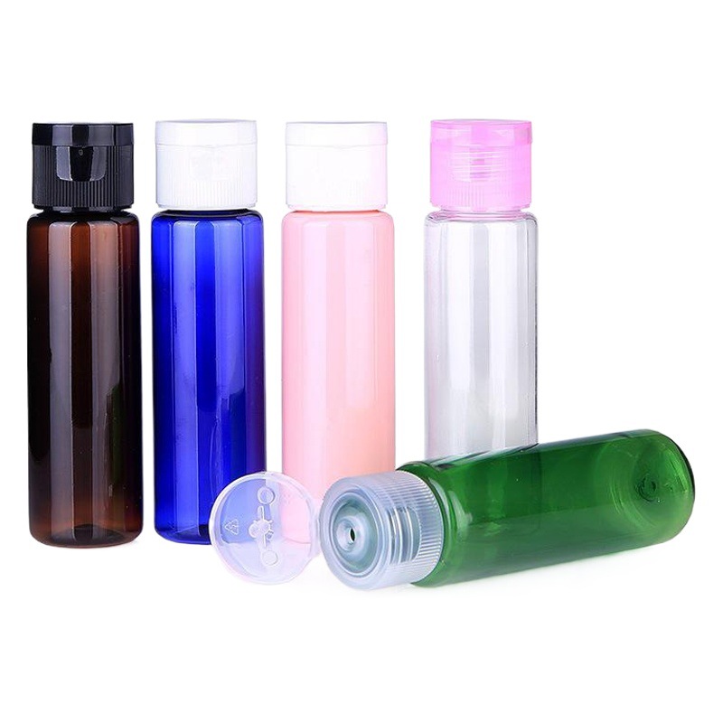 10ml30ml Flip botella de tapa de mariposa botella de tóner botella de PET botella de embalaje cosmético viaje sub-botella
