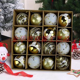 Christmas decorations cross-border new 6CM Christmas tree decorations high-end Christmas ball suit combination