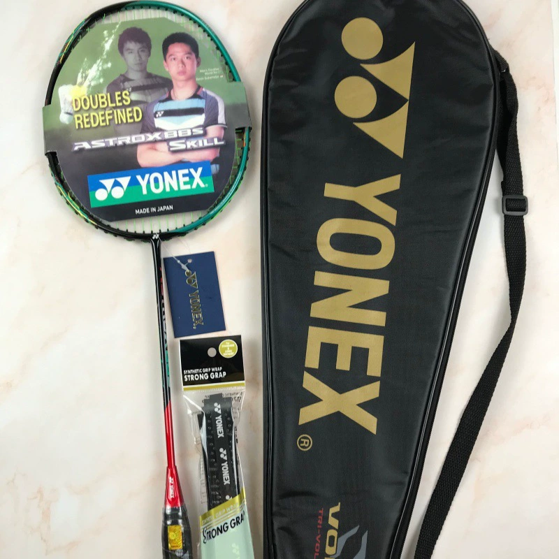 Бадминтонная ракетка (YY) Sky Ax 100ZZ, полностью углепластиковая 4U, selectable 22–28 lb натяжение