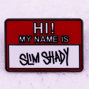 Rapper Eminem brooch, song badge, music merchandise