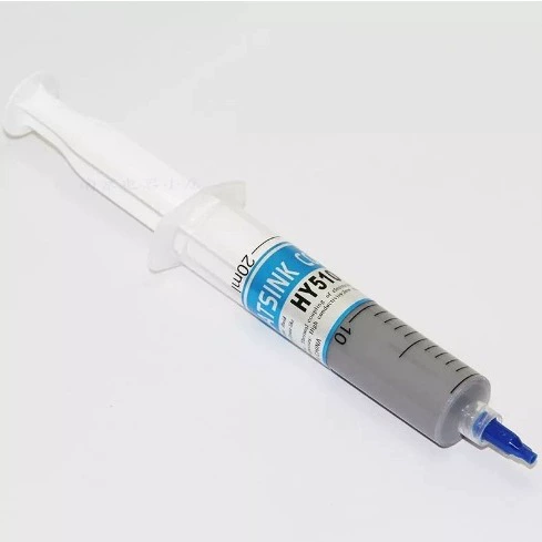 Большая игла серая теплопроводная силиконовая смазка HY510 шприц охлаждающая паста компьютер cpu силиконовая смазка высокая теплопроводящая паста большая игла серый