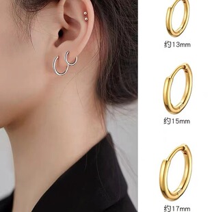 925 sterling silver earrings female earrings 2023 new popular summer earrings simple niche earrings light luxury