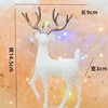 Net Red Crystal Deer Cake Decoration Pearl Leaf Golden Leaf Crown Beautiful Fairy Cake Feather Plug -in