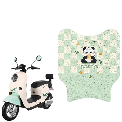Pads Can Be Customized with — Electric vehicle foot mat