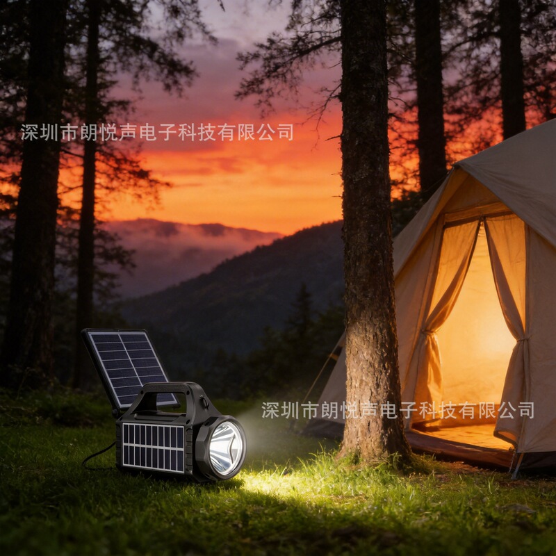 Wireless Portable Outdoor Bt Speaker with Fm Radio and Solar-Powered Audio, High-Quality Portable Audio