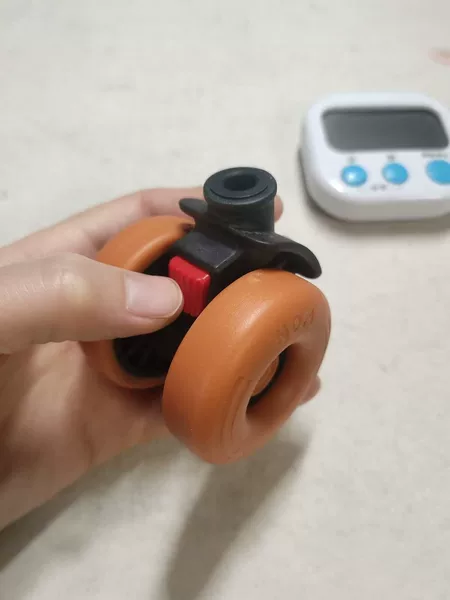 Silent and wear-resistant luggage wheel accessories, 7cm orange double-wheel replacement wheels for trolley cases