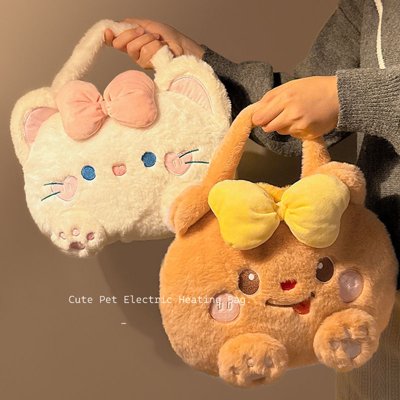 Cute Hot Water Bottle, Rechargeable, Explosion-Proof, Genuine Hand Warmer, 2025 New Model, Special for Bed Use, Portable Hot Water Bag