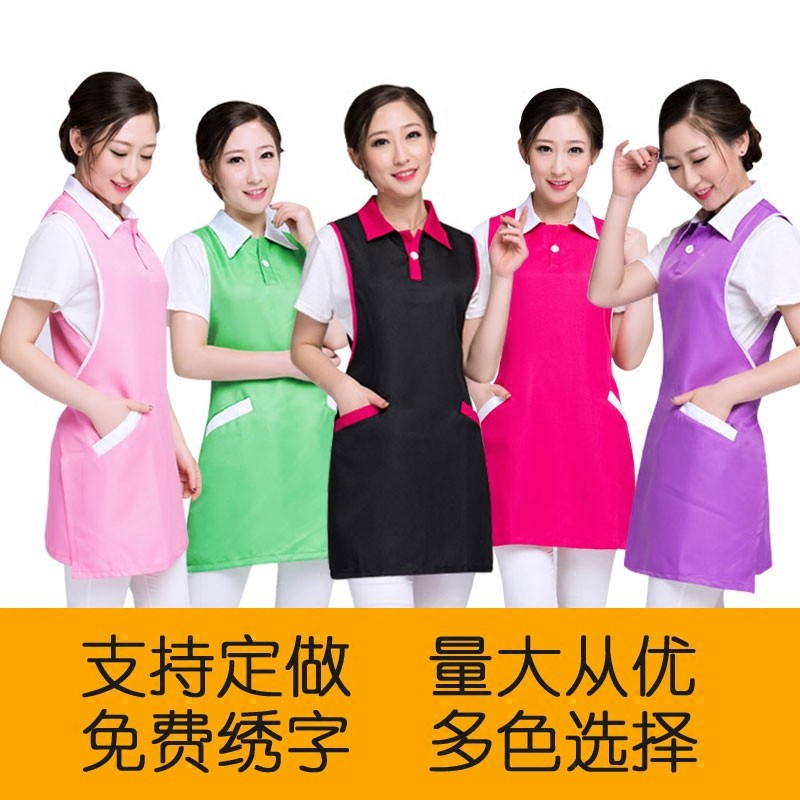 Fashionable Japanese waterproof apron for manicure for work