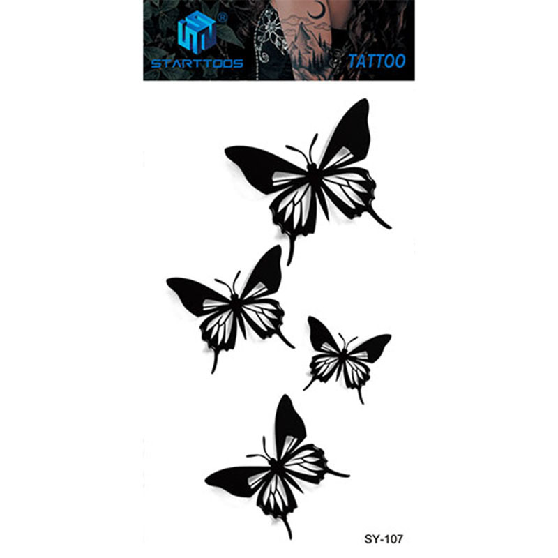 Spot mayorista transfronterizo dulce y simple viento tatuaje de dedo moda cool tatuaje desechable tendencia