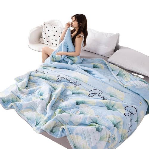 Washable cotton summer quilt air-conditioned quilt summer cooling quilt washable single and double summer thin quilt children's quilt gift wholesale