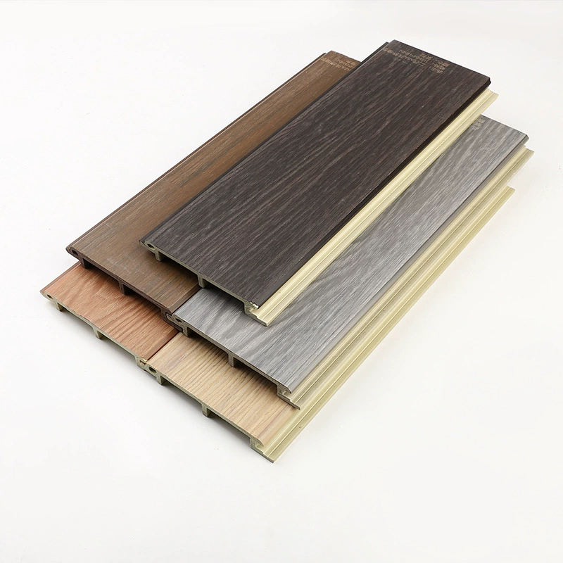 ASA ко-экструдированный 100 мм solid outdoor wall panel wood grain floor balcony garden courtyard villa plastic wood composite floor