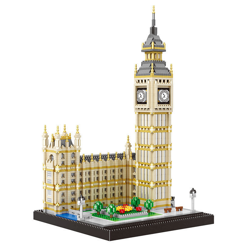 Belodi 16090 Casa Blanca micro partículas para adultos montaje creativo ocio bloques de construcción juguete