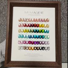 喜鹊36色花解语镜面水光玻璃珠猫眼胶15ml甲油胶美甲店整套小套系