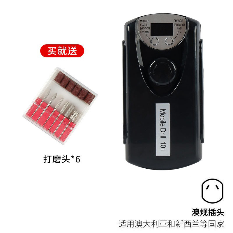 Amoladora de uñas portátil Desmontador profesional de uñas 30000 rpm amoladora de uñas eléctrica pulido 101 amoladora de uñas