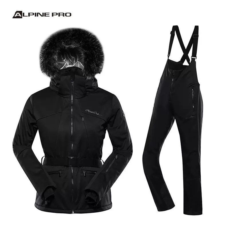 阿尔派妮女士滑雪服套装冬季户外运动2025新款加厚防风防水保暖滑