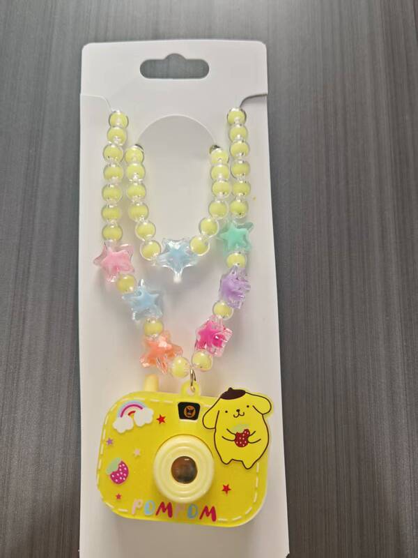 Douyin 同じミニネックレス投影カメラ女の子のおもちゃクロミスライドショー小型カメラ子供の小さなギフト|undefined