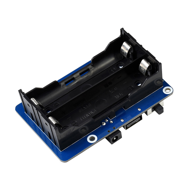 树莓派4b 3b+不间断电源UPS模块移动电源弹簧顶针版I2C不含锂电池