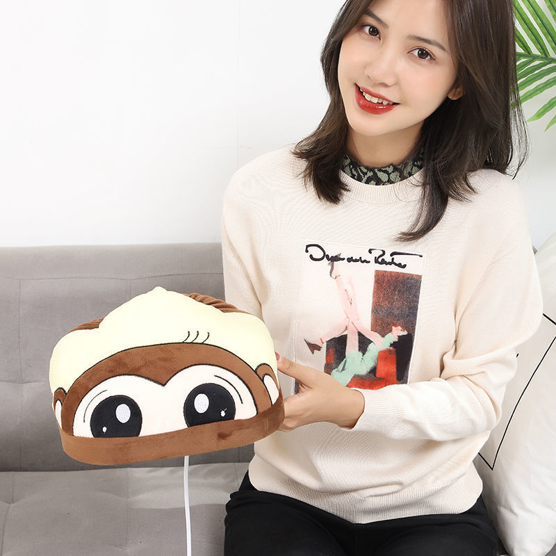 暖脚宝冬季灰色插电式交流电省电拉线式机械式通用电加热卡通实惠