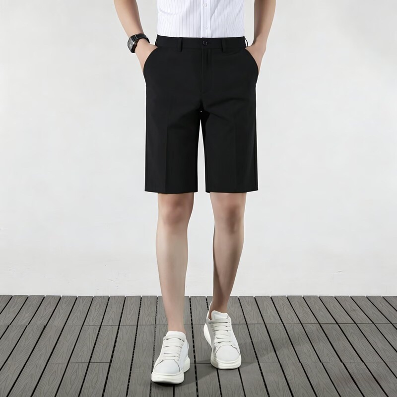 Men's Summer Thin Shorts, Trendy Brand Loose Fit Five-Point Pants, Casual Mid-Length Shorts Men's Summer Thin Shorts, Trendy Brand Loose Fit Five-Point Pants, Casual Mid-Length Shorts