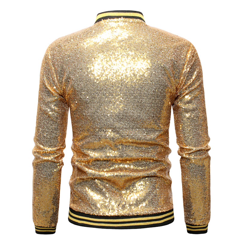 Men's Jacket Stand Collar Contrast Colour Winter Autumn Style_voghion.com