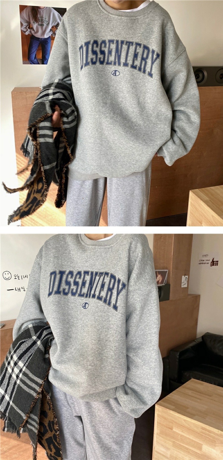 Printed Sports Plus Fleece Hooded Sweatshirt image 1