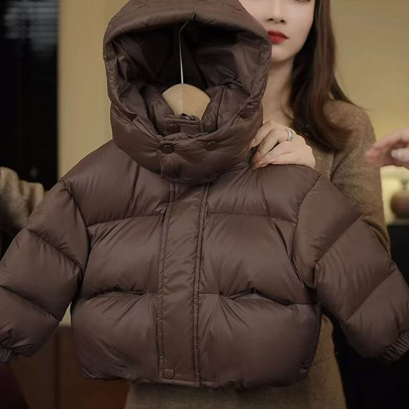 新款女童加厚棉服儿童冬装连帽冬季短款洋气外套宝宝面包服潮其他