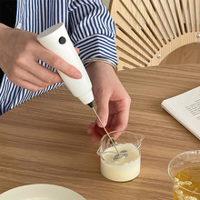 穆尼 打奶泡器咖啡奶泡打发器轻便无线起泡器家用手持电动打蛋器