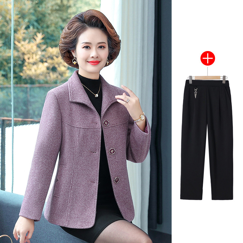 보라색 [봄, 가을 상의 + 검정색 바지]