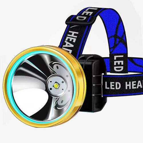 Induction strong light headlight LED rechargeable outdoor lighting flashlight head-mounted night fishing light high-power mining lamp