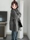 2024 New Down Cotton-padded Jacket Women's Winter Korean Style Mid-length Cotton-padded Jacket Loose Over-the-knee Thickened Cotton-padded Jacket Trendy