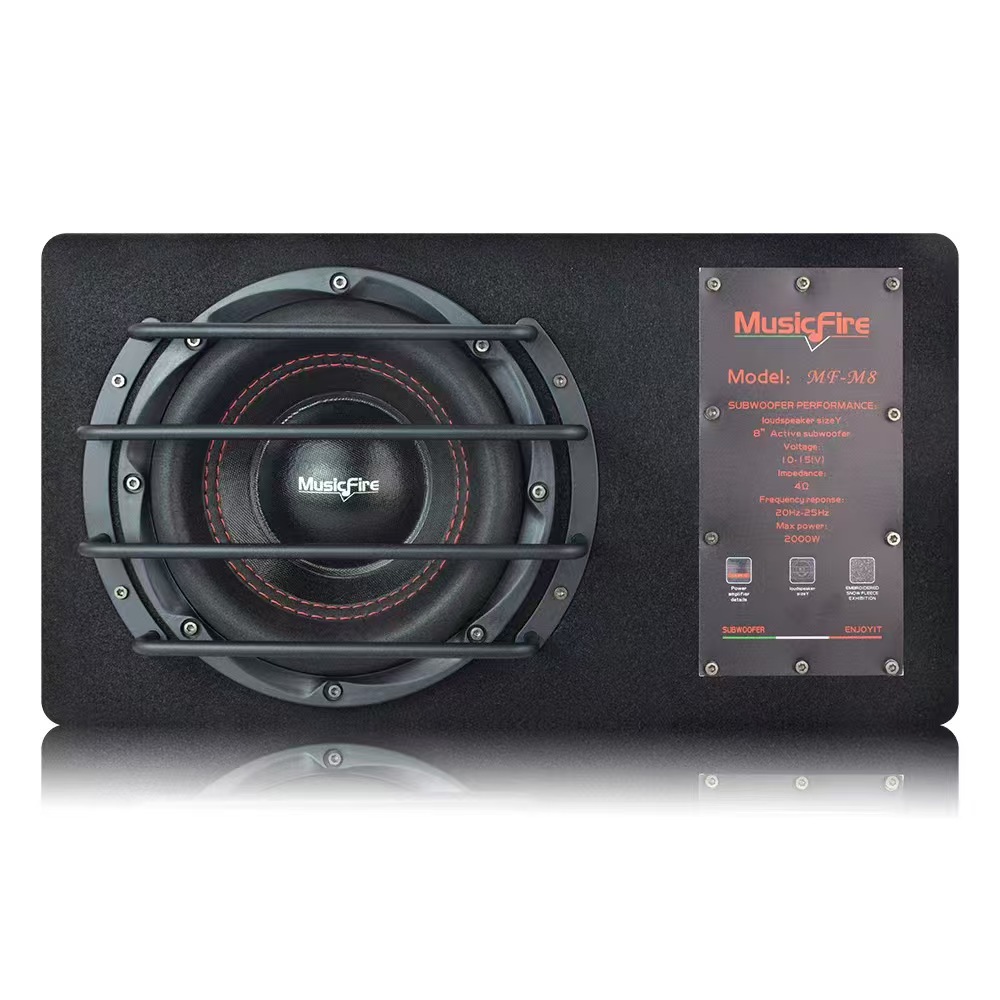 Factory direct car audio subwoofer 8 inch car modified trapezoidal gun active power amplifier MF-M8