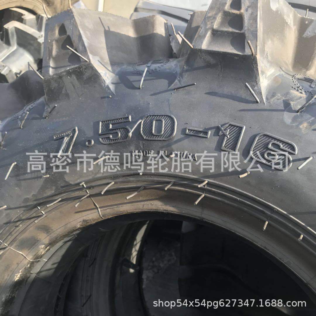 7.50-16 neumáticos de campo de arroz paddy field alta flor neumático