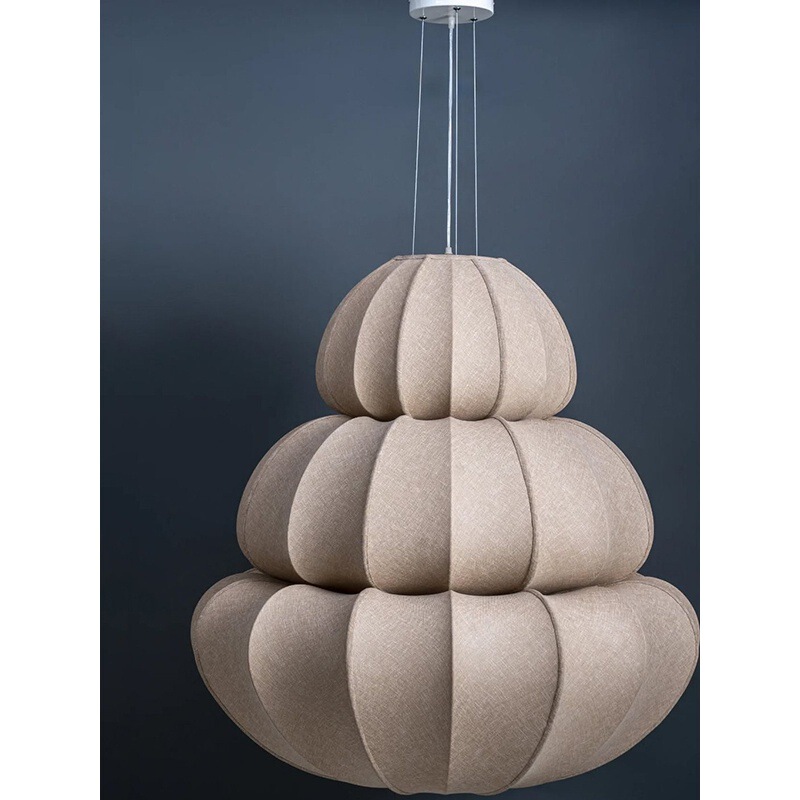 Simple and Unique Design, Linen Fabric, Geometric Stylish Chandelier, Living Room, Dining Room, Home Room, Bedroom, Villa Soft Lighting Simple and Unique Design, Linen Fabric, Geometric Stylish Chandelier, Living Room, Dining Room, Home Room, Bedroom, Villa Soft Lighting