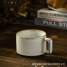 跨境简约巴克白马克杯咖啡杯陆仓尾单300ml陶瓷水杯牛奶杯杯