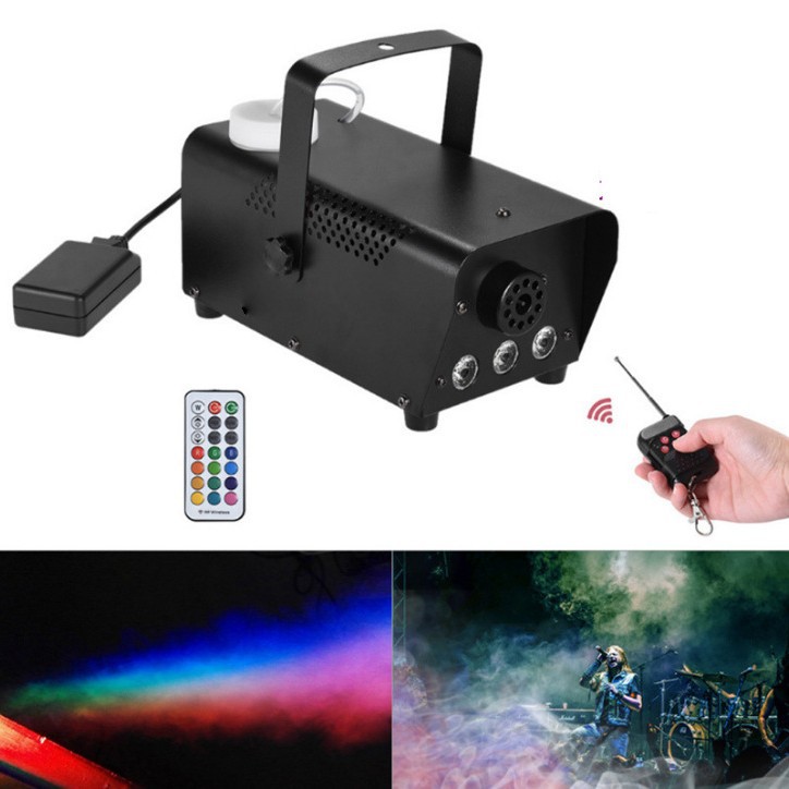 Doble control remoto led500w Color opcional máquina de humo etapa generador de humo etapa pulverizador
