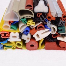 供应耐高温硅胶防撞条硅胶密封条红色硅胶海绵发泡密封条