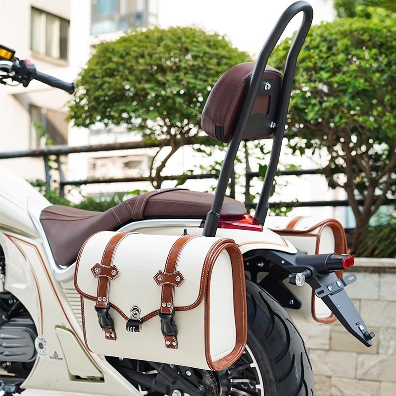 Aplicable para Zongshen Yomi Yomi parachoques retrógrado bolsas de cuero ZS125 - 5A accesorios plegables