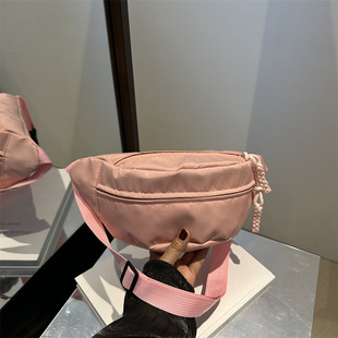 Crossbody Chest Bag Casual Bag Women's 2024 Summer New Casual Simple Shoulder Bag Sports Niche Waist Bag
