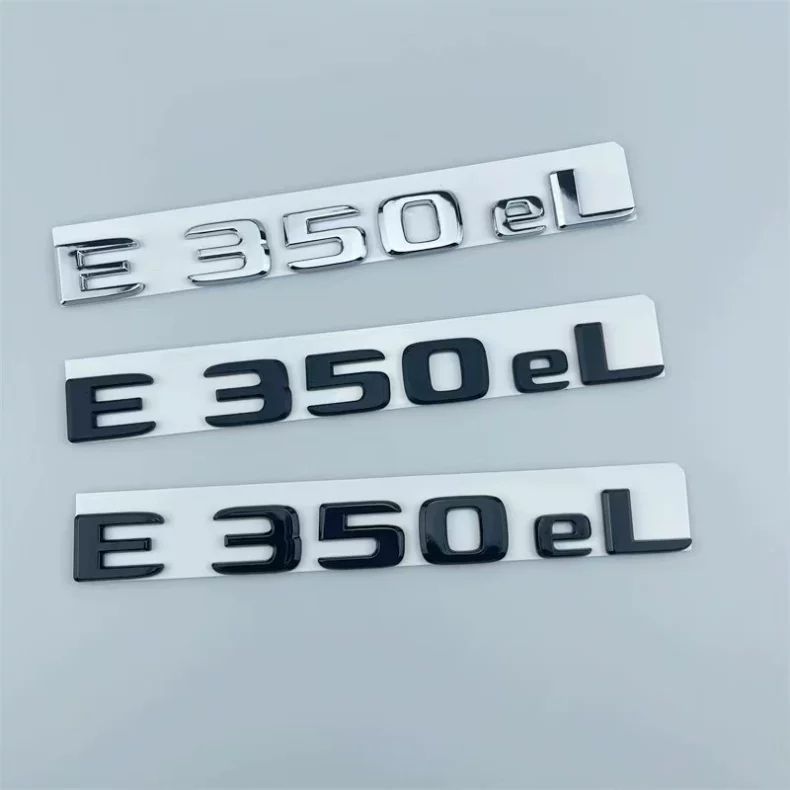 Suitable for Mercedes-Benz New Energy E-Class and New C-Class E350eL C350eL, used for modifying the rear emblem of hybrid vehicles