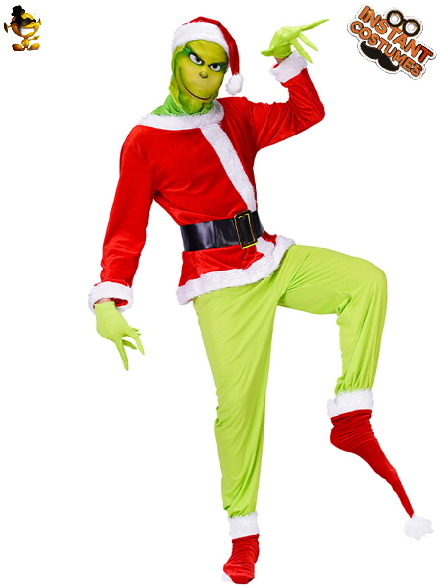 Navidad Cosplay Santa Claus fiesta traje Halloween carnaval traje etapa rendimiento traje image 1