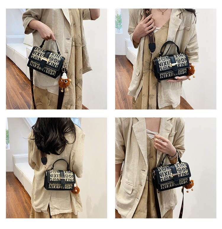 Borsa a tracolla piccola quadrata donna design classico niche_voghion.com