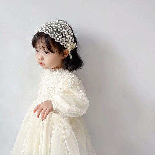 New Korean style retro princess style lace children's flower girl headband hair accessories headdress