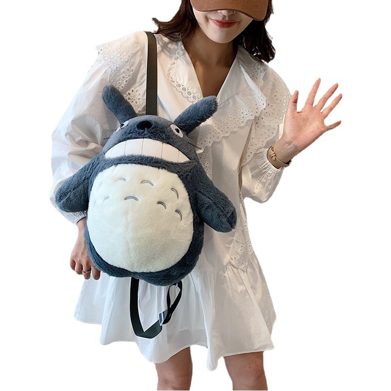 Totoro pequeño al por mayor de peluche mochila dibujos animados chica Linda coolomi hombro bolsa mensajero regalo entre padres e hijos