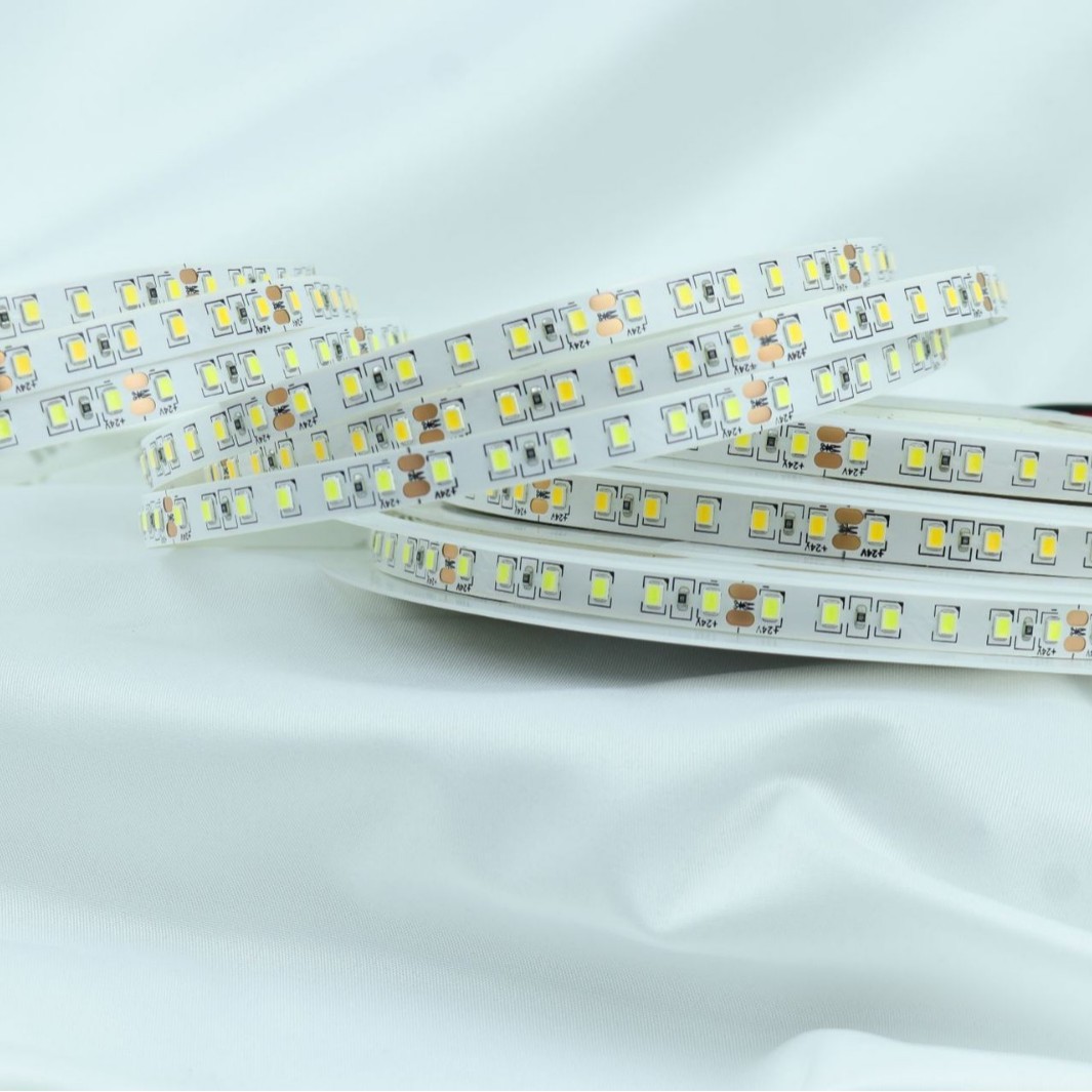 Tira de luces LED de bajo voltaje con 120 luces para proyectos de ingeniería, sala de estar, dormitorio, sin luz principal, tira de luces flexible autoadhesiva lineal, alto brillo, venta al por mayor