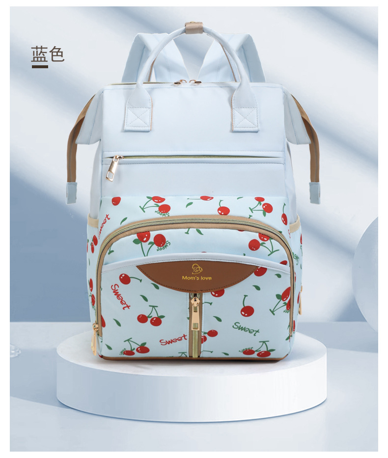 Mother and baby bag, maternity bag, large-capacity convenient mommy bag, new style, with an opening at the back to hold a baby bottle, multi-compartment maternity bag undefined