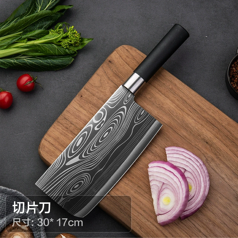 Немецкая кухня Kitz Kitchen Damascus лазерная полнота стали набор мебель сталь сталь стальной слот нож