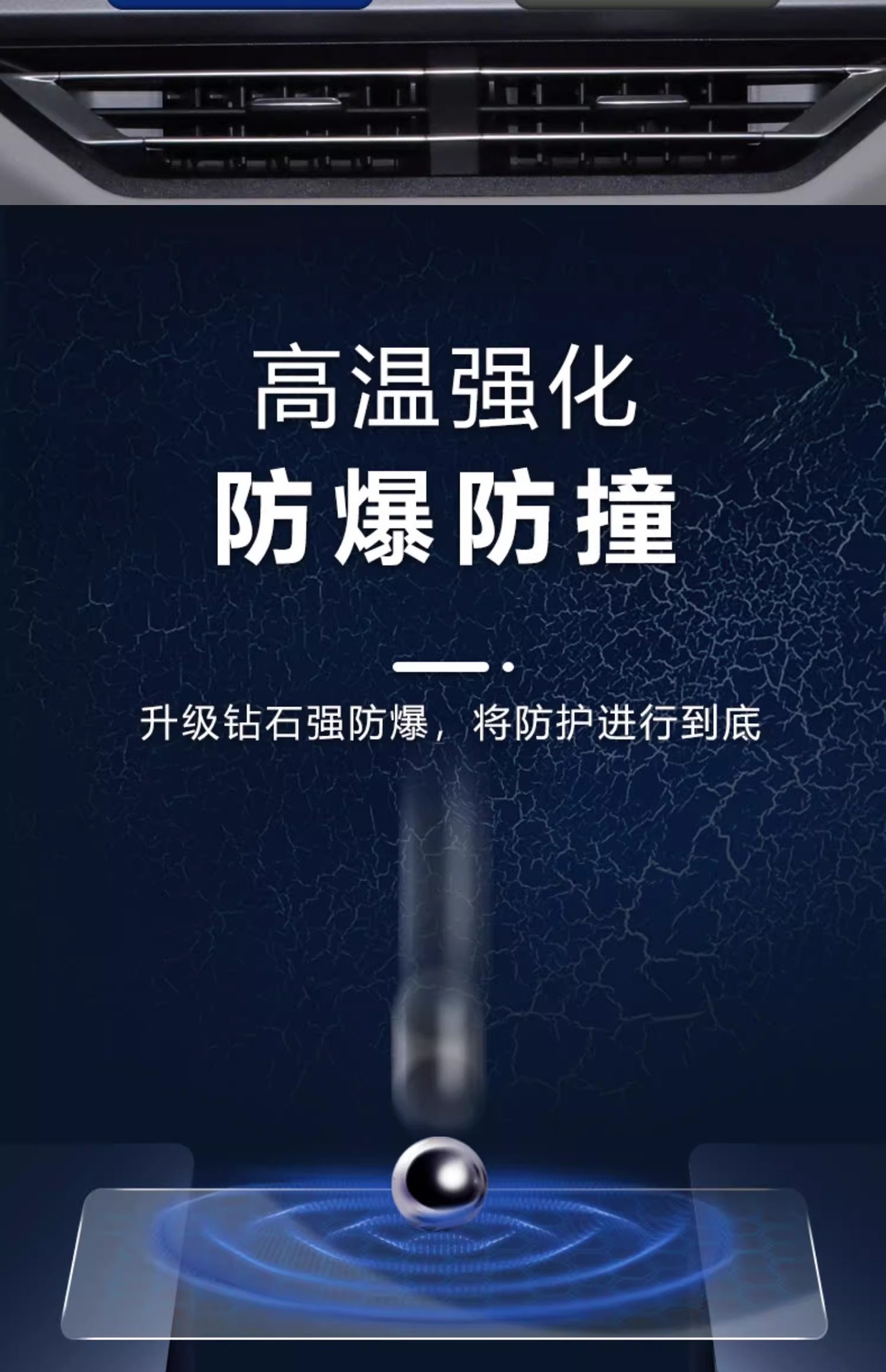 2023 Byd Yuan PRO Special Central Control Film Navigation Tempered Film Car Interior Modification Accessories Supplies