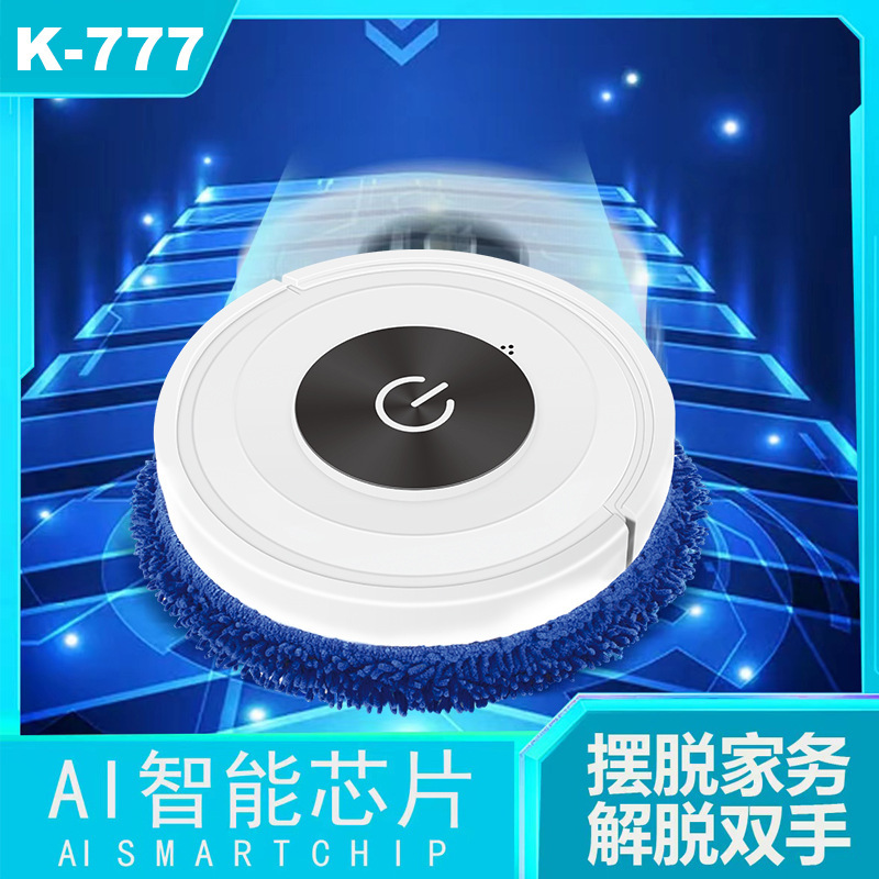 Cross-Border New Silent Touch Sweeping and Mopping Robot Intelligent Wet and Dry All-In-One Cleaning Machine Manufacturer Wholesale